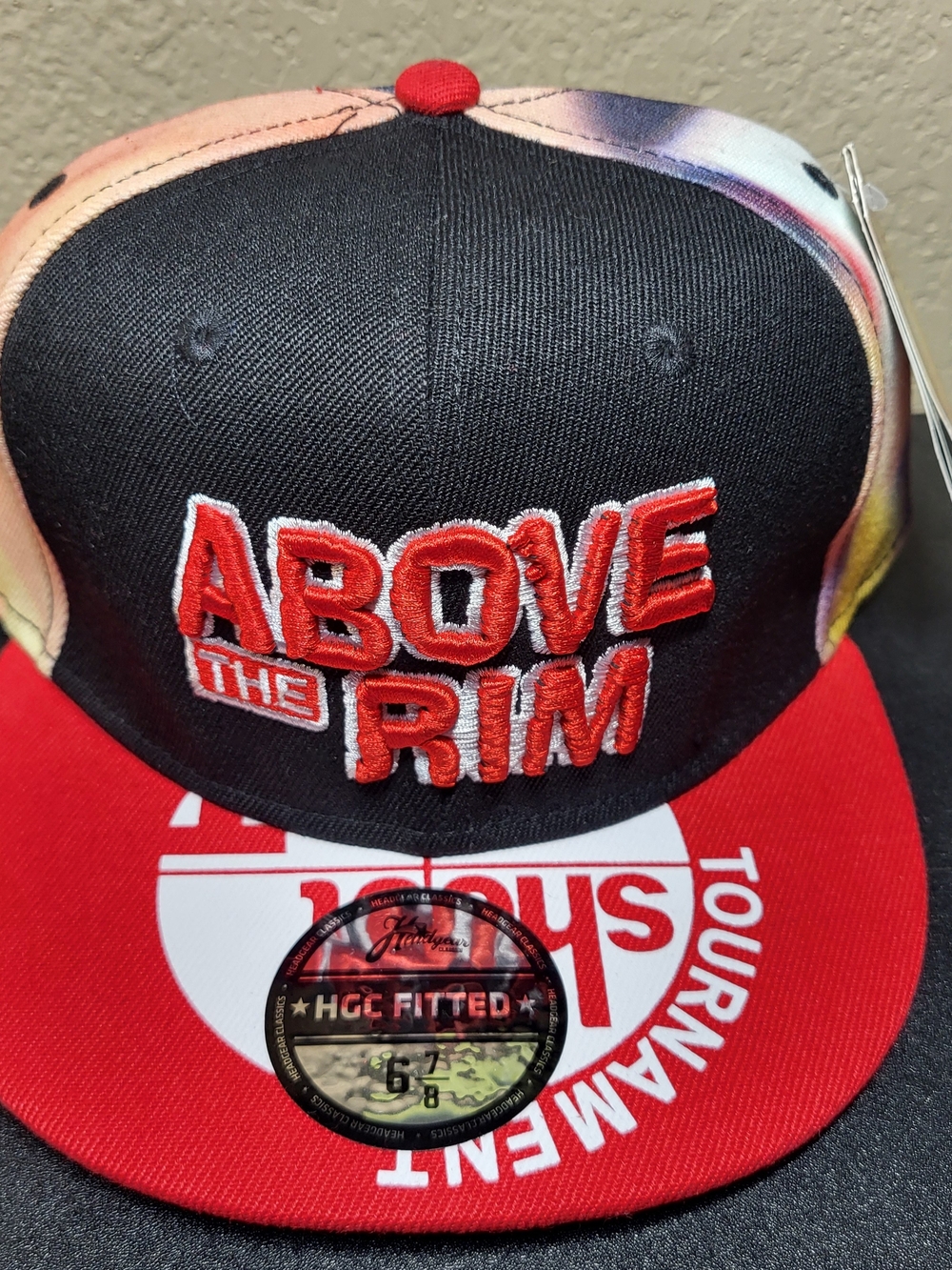 *NEW* Above the Rim 2PAC Tournament 1994 Headgear Classics Cap Hat Size 6 7/8